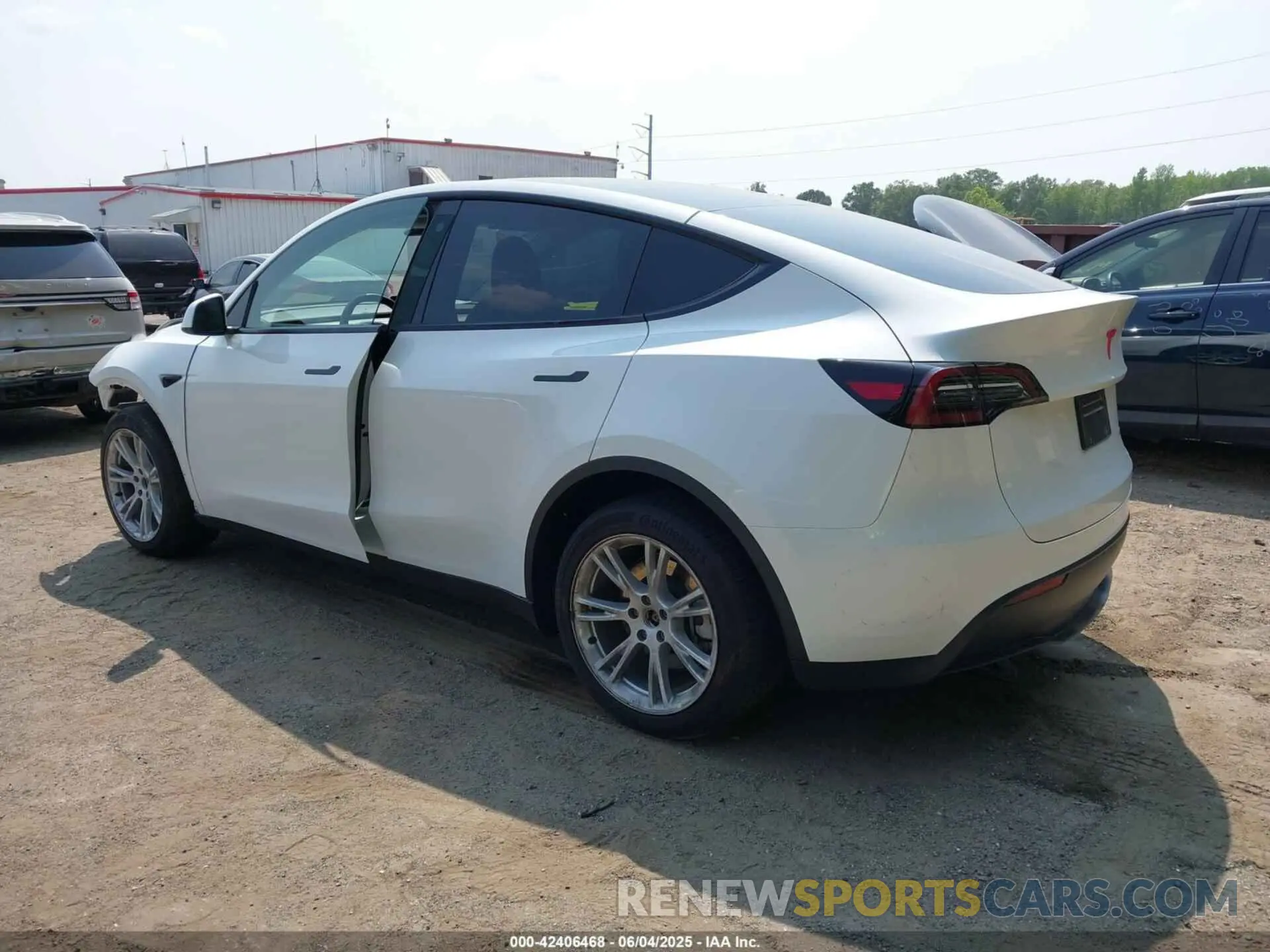 3 fotografías del automóvil dañado 7SAYGDEE6PF684013 TESLA MODEL Y 2023