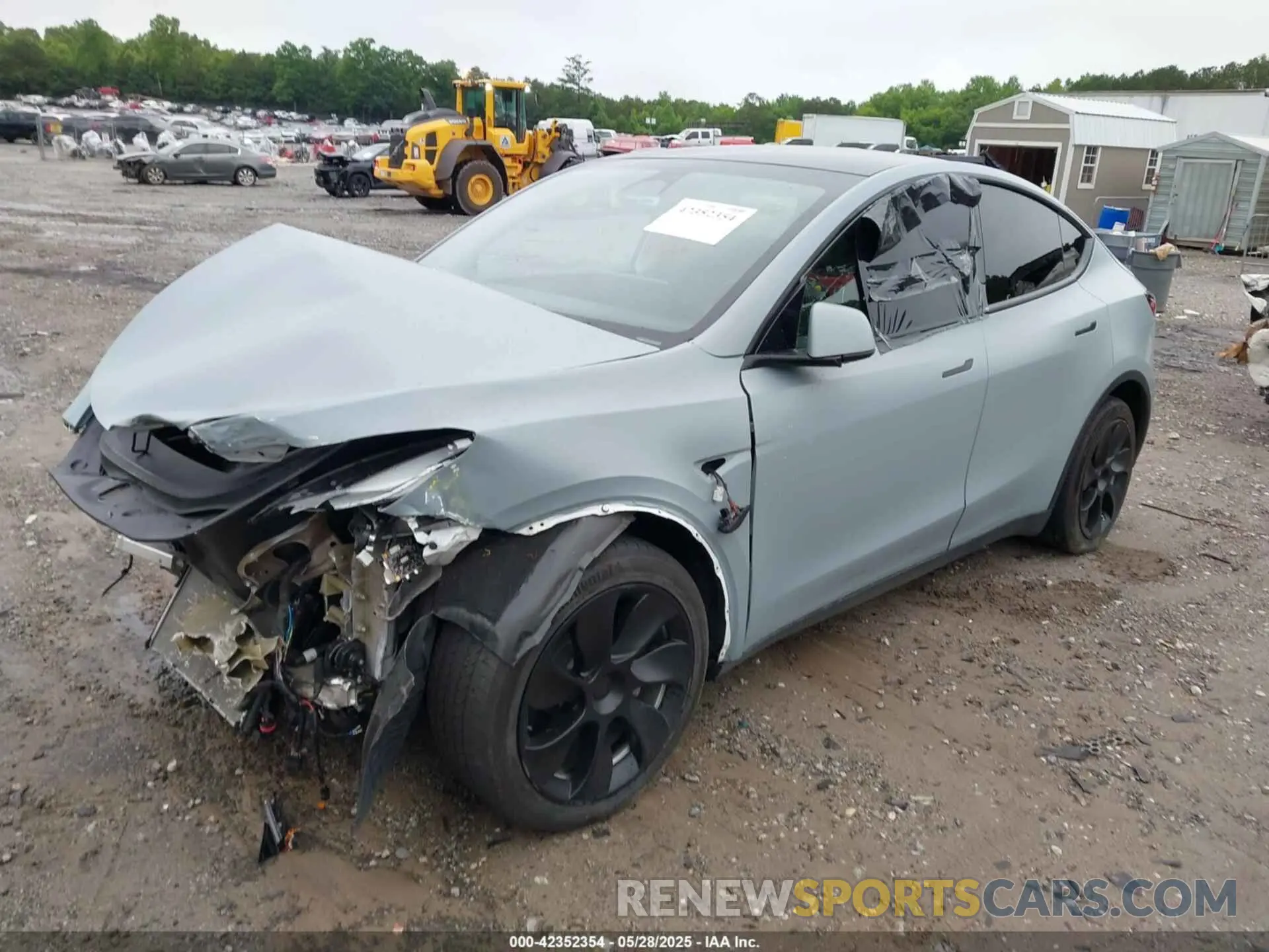 2 fotografías del automóvil dañado 7SAYGDEE6PF685422 TESLA MODEL Y 2023
