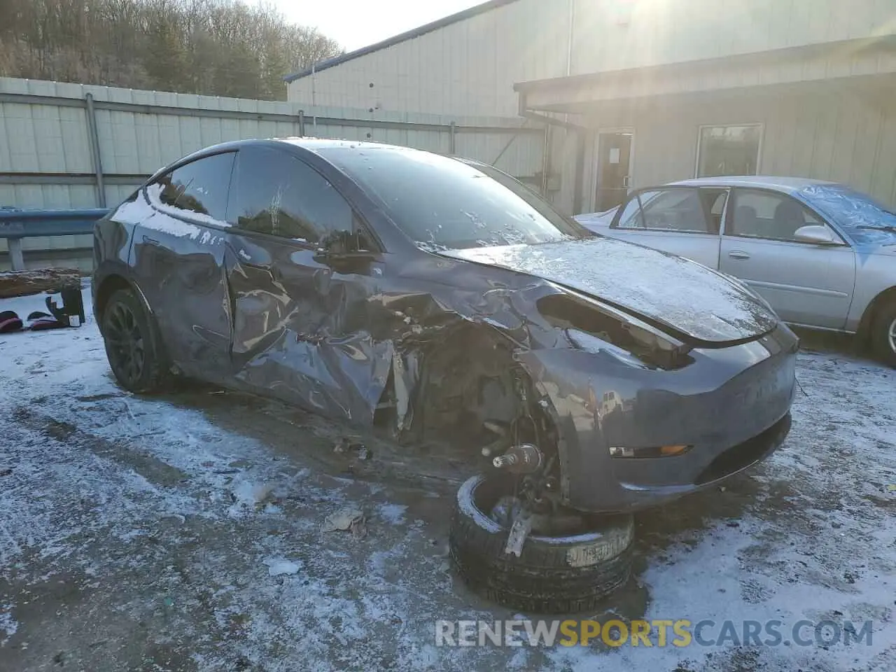 4 fotografías del automóvil dañado 7SAYGDEE6PF752570 TESLA MODEL Y 2023