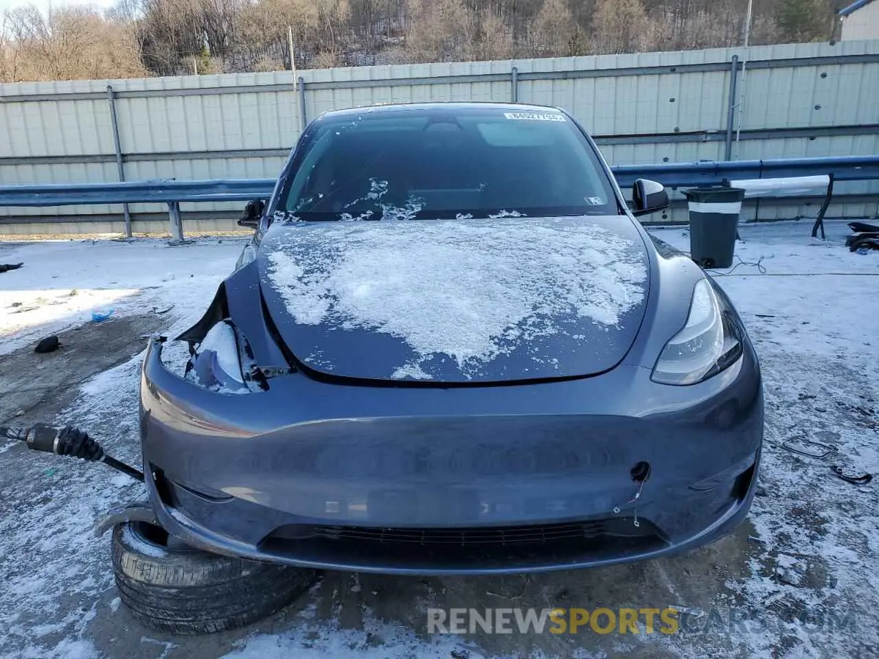 5 fotografías del automóvil dañado 7SAYGDEE6PF752570 TESLA MODEL Y 2023
