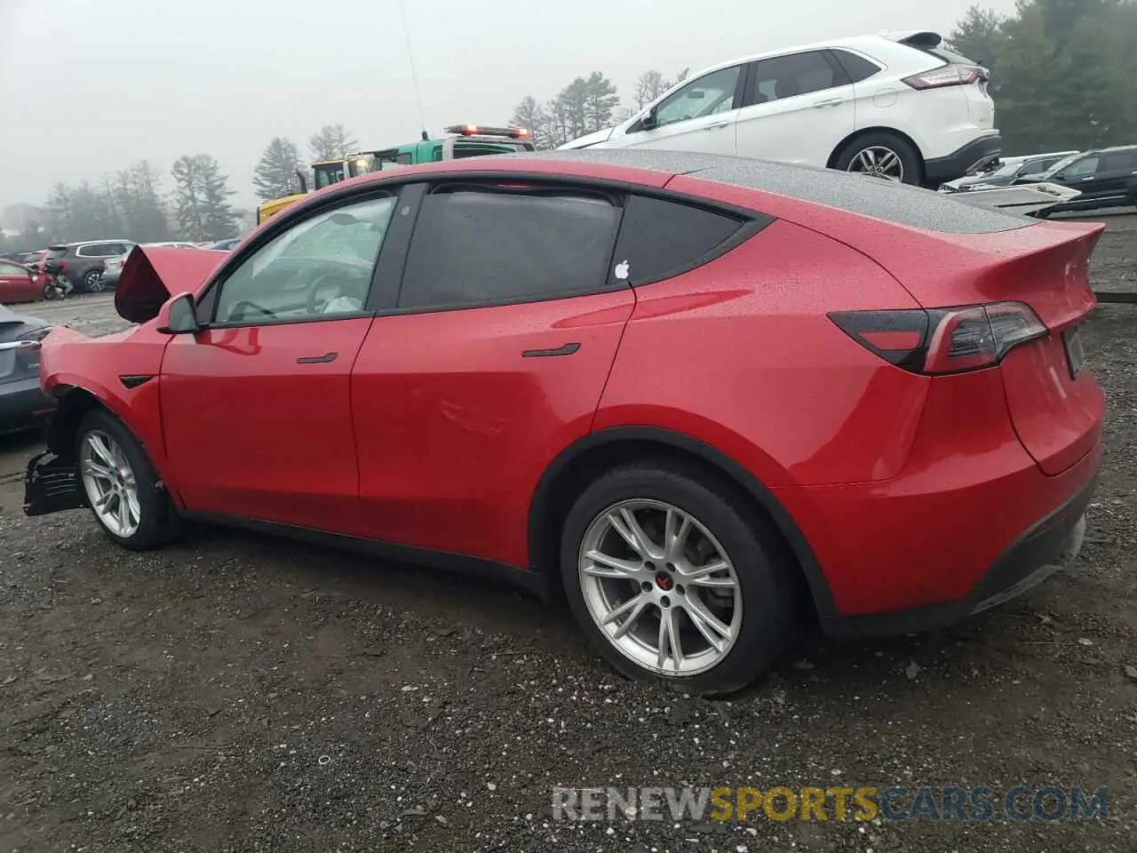 2 fotografías del automóvil dañado 7SAYGDEE6PF756375 TESLA MODEL Y 2023