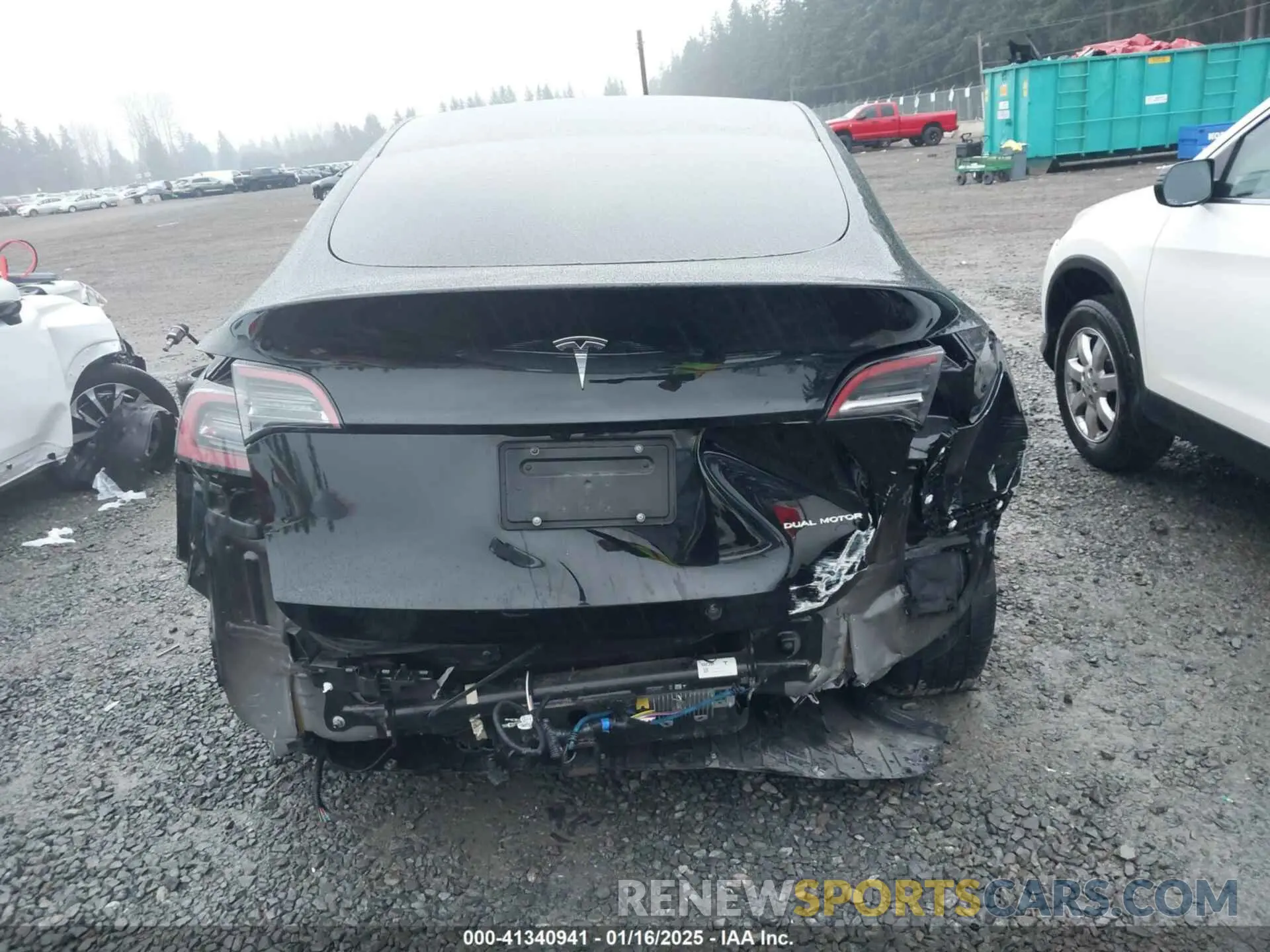 17 fotografías del automóvil dañado 7SAYGDEE6PF800911 TESLA MODEL Y 2023