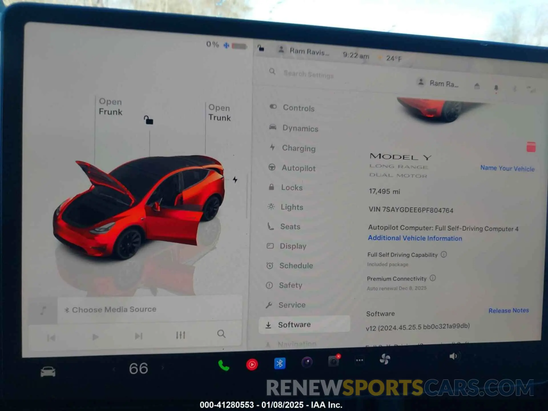 18 fotografías del automóvil dañado 7SAYGDEE6PF804764 TESLA MODEL Y 2023