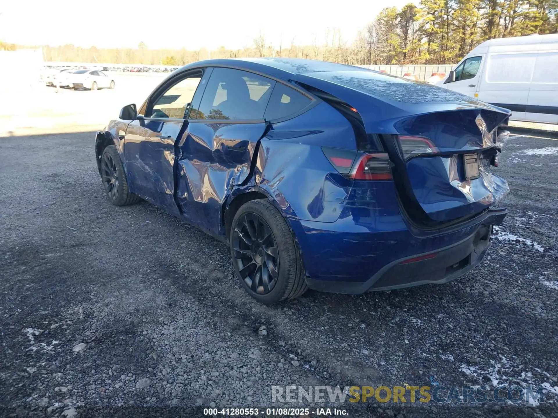 3 fotografías del automóvil dañado 7SAYGDEE6PF804764 TESLA MODEL Y 2023