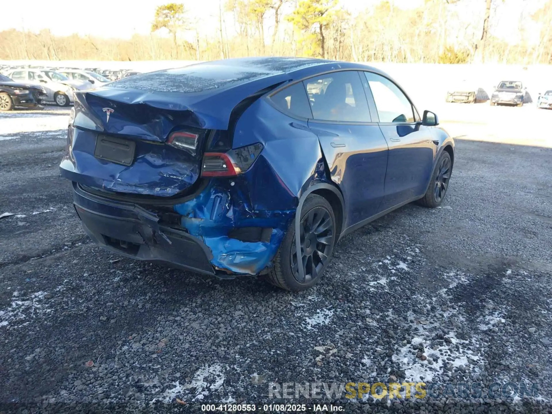 4 fotografías del automóvil dañado 7SAYGDEE6PF804764 TESLA MODEL Y 2023