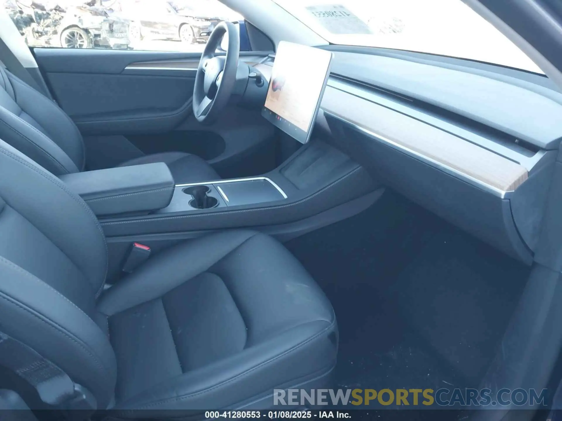5 fotografías del automóvil dañado 7SAYGDEE6PF804764 TESLA MODEL Y 2023