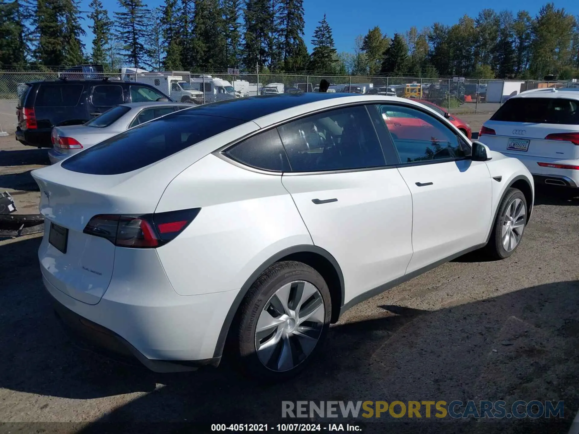 4 fotografías del automóvil dañado 7SAYGDEE6PF807244 TESLA MODEL Y 2023