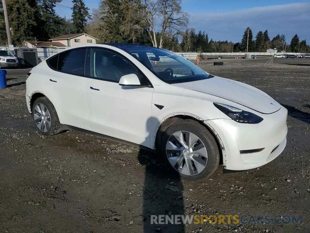 4 fotografías del automóvil dañado 7SAYGDEE6PF810726 TESLA MODEL Y 2023