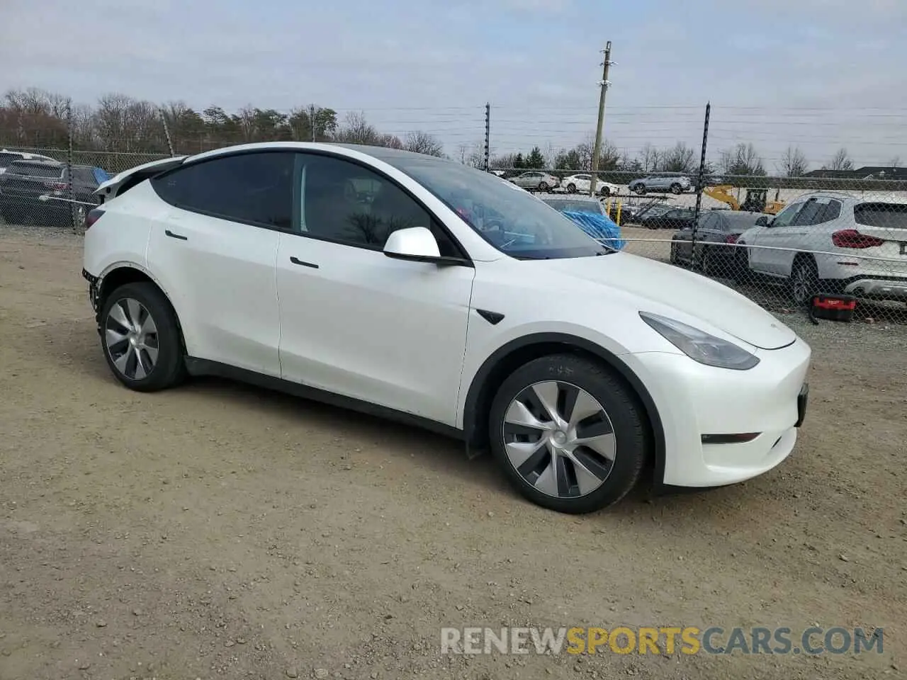 4 fotografías del automóvil dañado 7SAYGDEE6PF836551 TESLA MODEL Y 2023