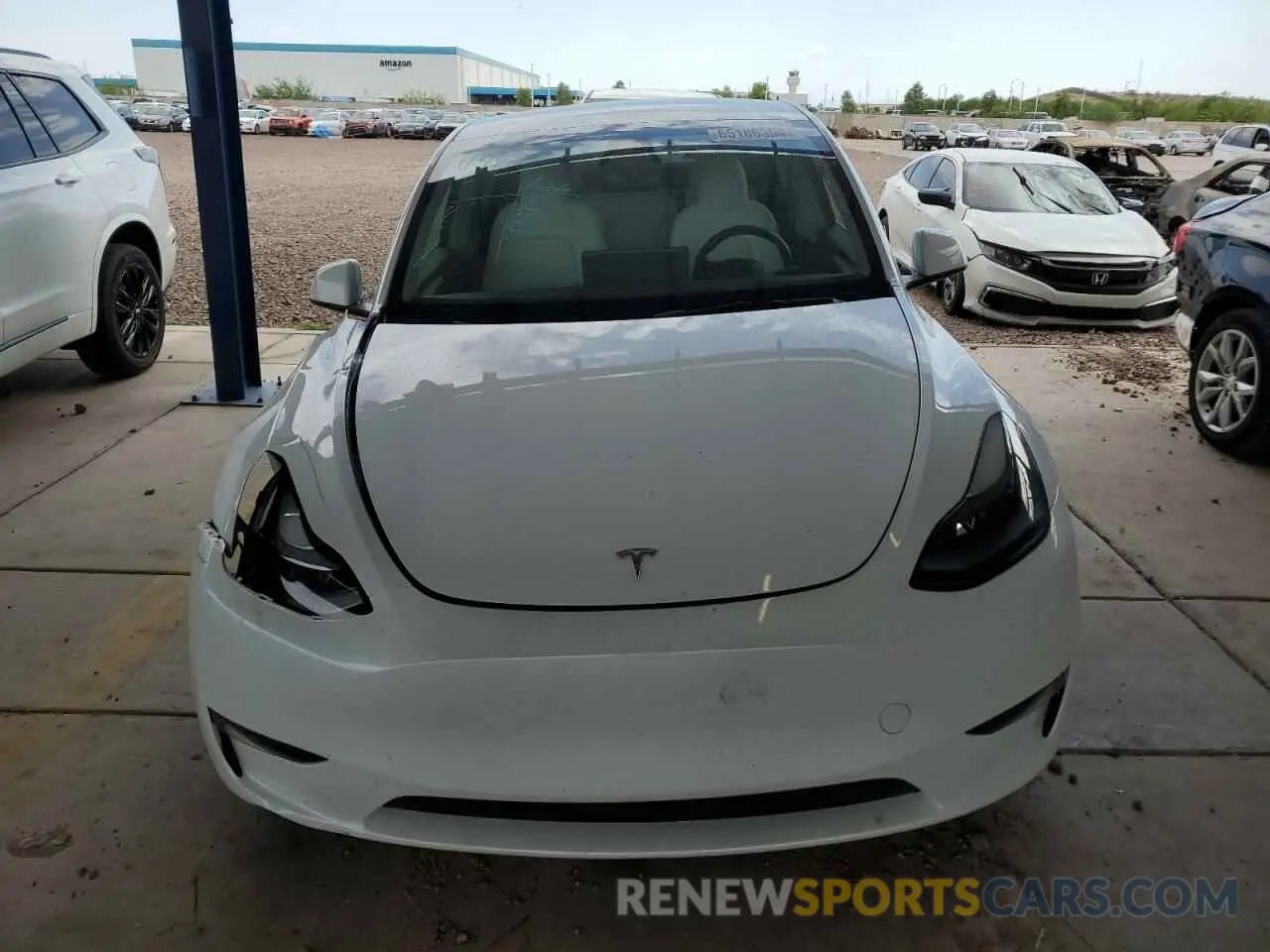 5 fotografías del automóvil dañado 7SAYGDEE6PF858274 TESLA MODEL Y 2023