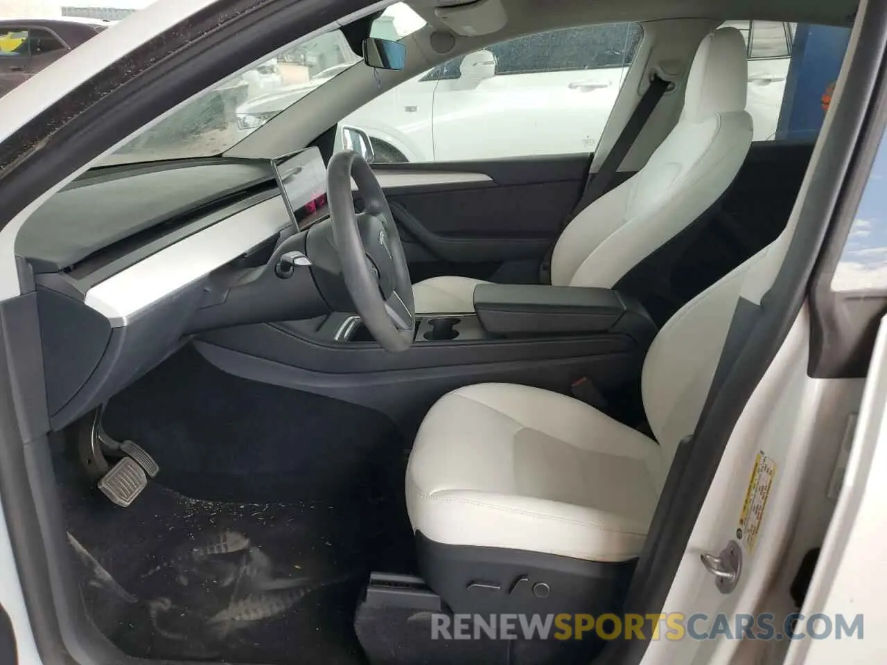 7 fotografías del automóvil dañado 7SAYGDEE6PF858274 TESLA MODEL Y 2023