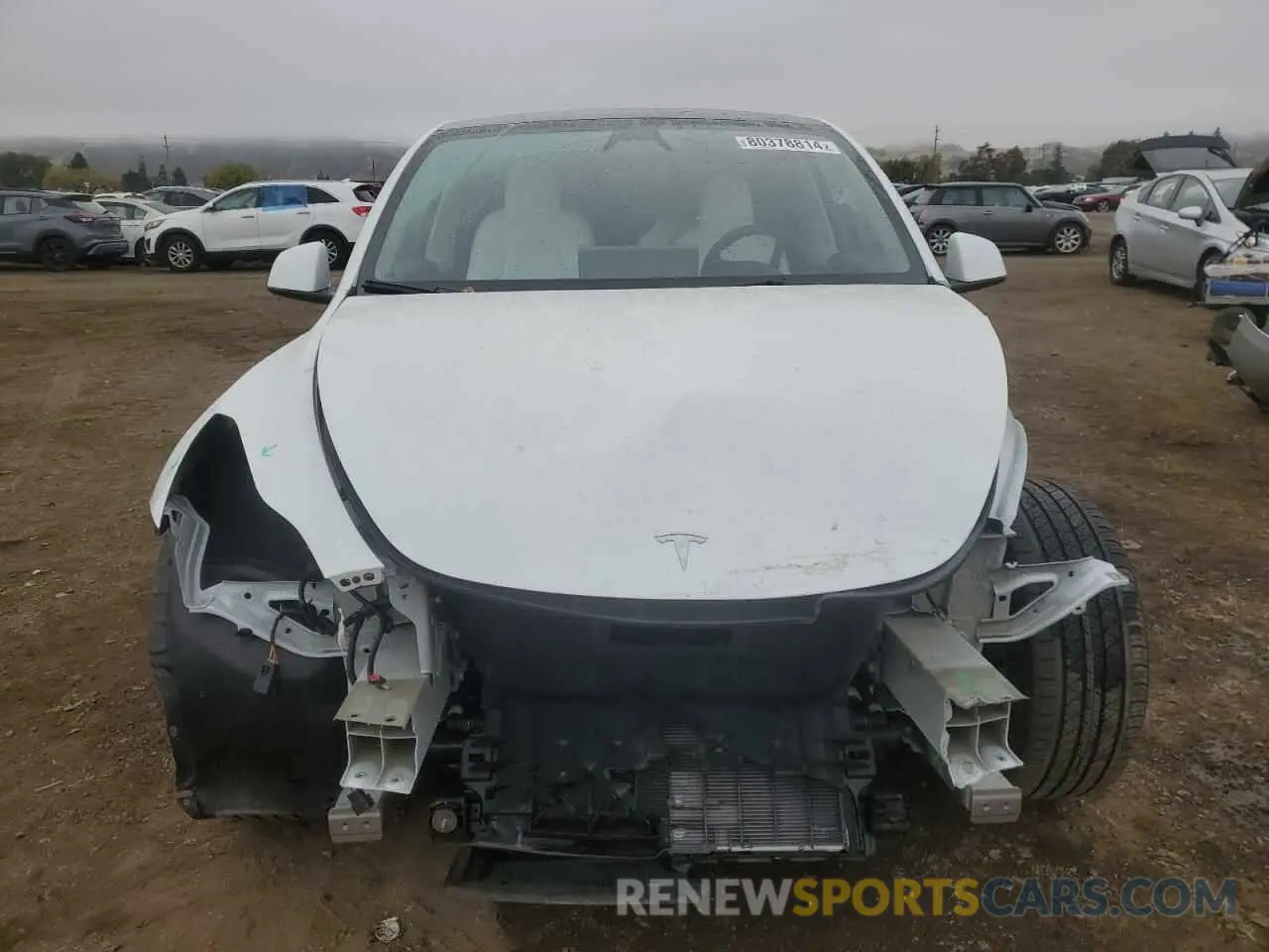 5 fotografías del automóvil dañado 7SAYGDEE6PF873289 TESLA MODEL Y 2023