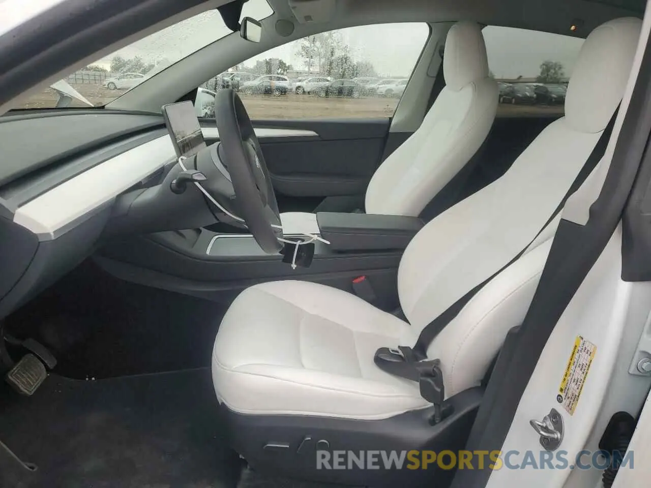 7 fotografías del automóvil dañado 7SAYGDEE6PF873289 TESLA MODEL Y 2023
