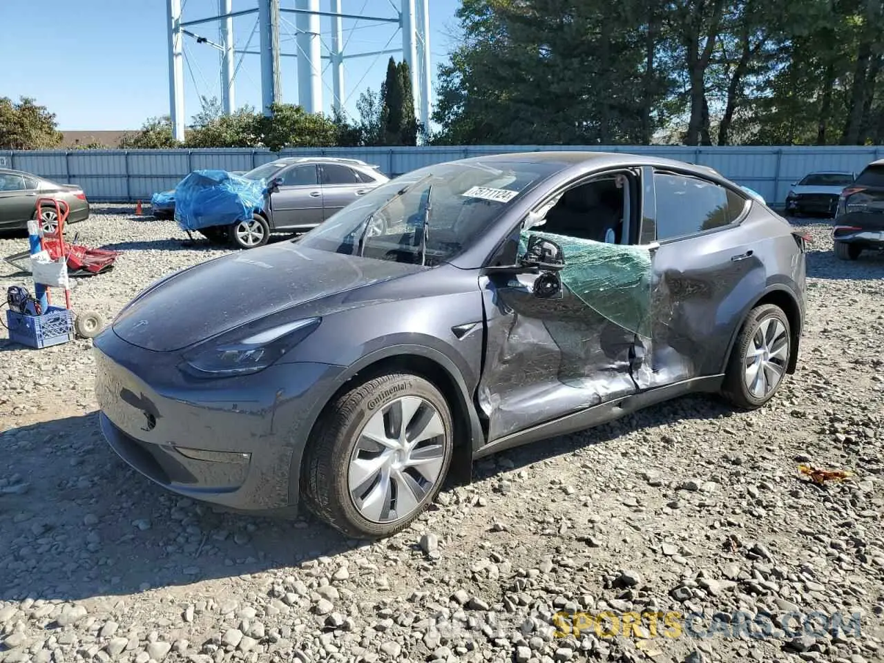 1 fotografías del automóvil dañado 7SAYGDEE6PF896023 TESLA MODEL Y 2023
