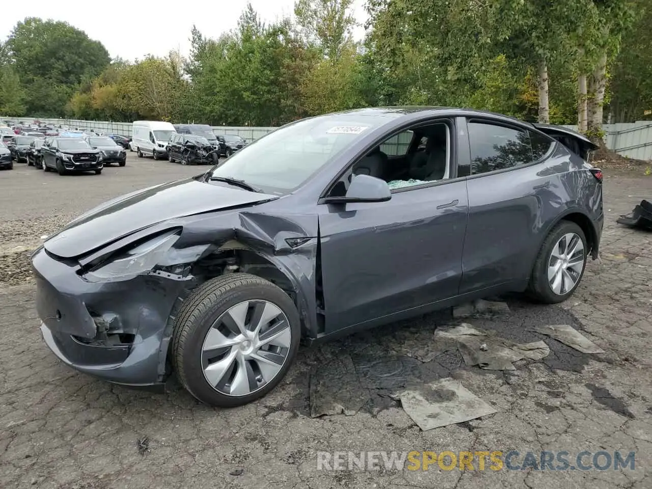 1 fotografías del automóvil dañado 7SAYGDEE6PF904993 TESLA MODEL Y 2023