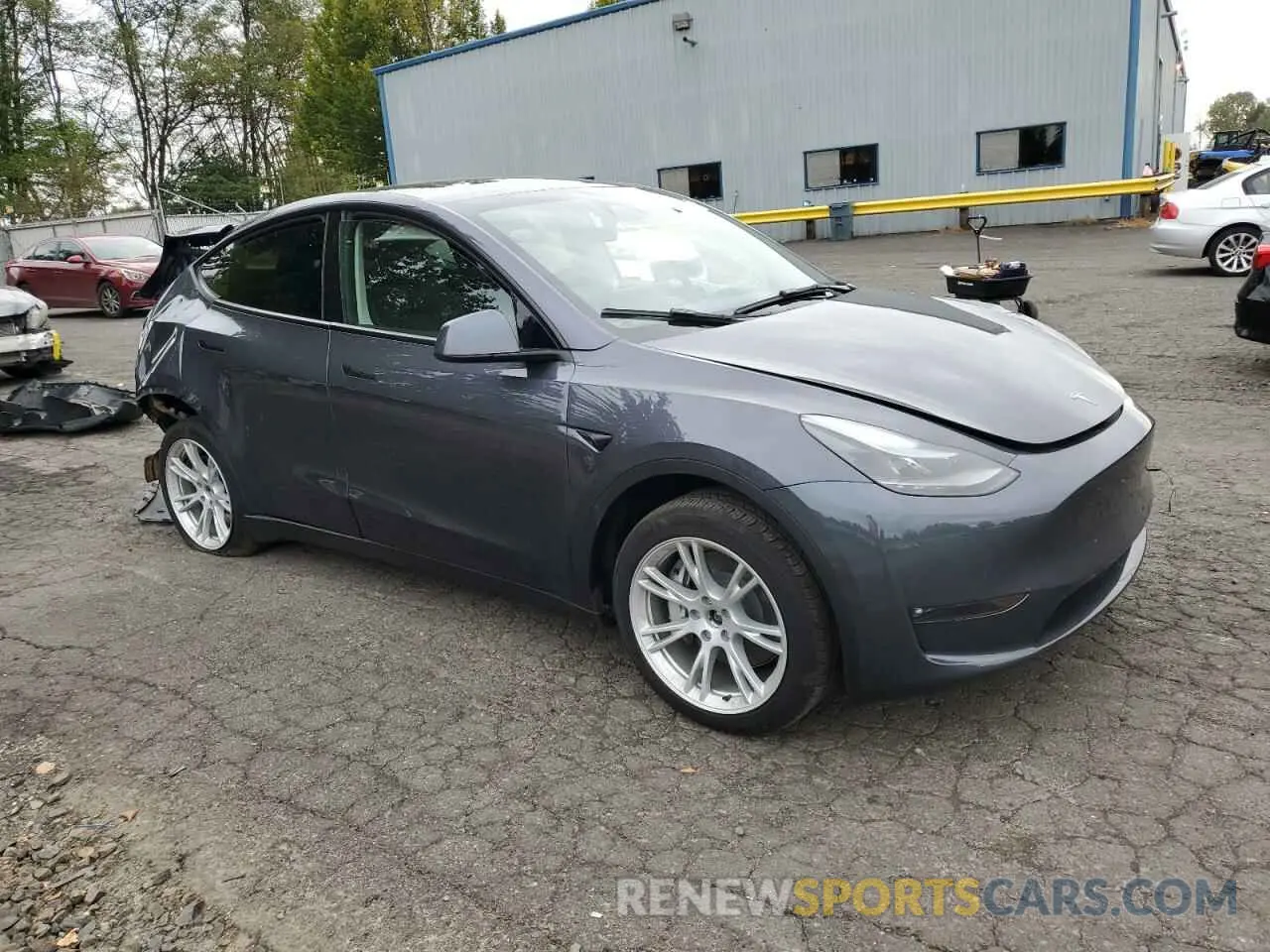 4 fotografías del automóvil dañado 7SAYGDEE6PF904993 TESLA MODEL Y 2023