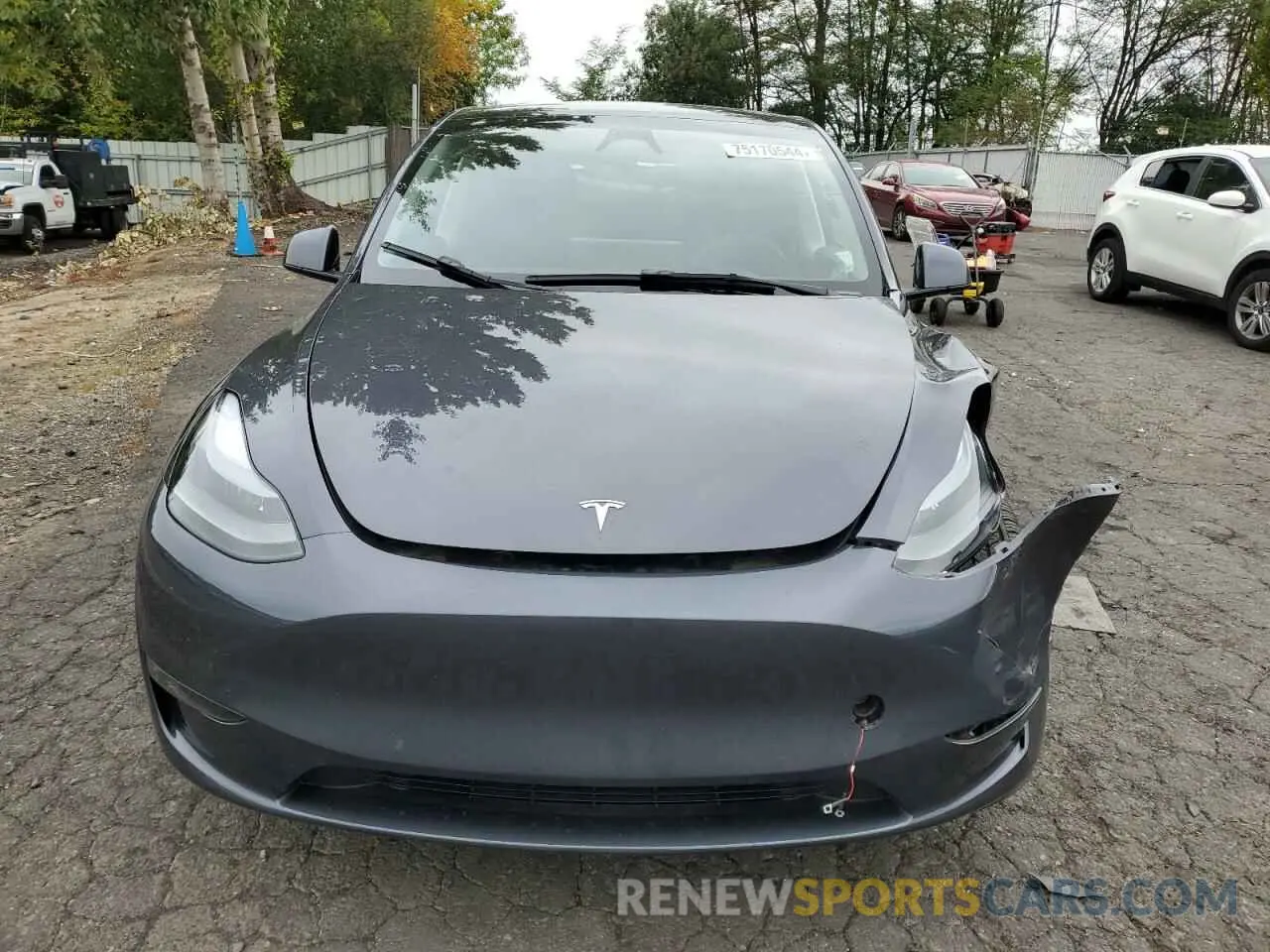 5 fotografías del automóvil dañado 7SAYGDEE6PF904993 TESLA MODEL Y 2023