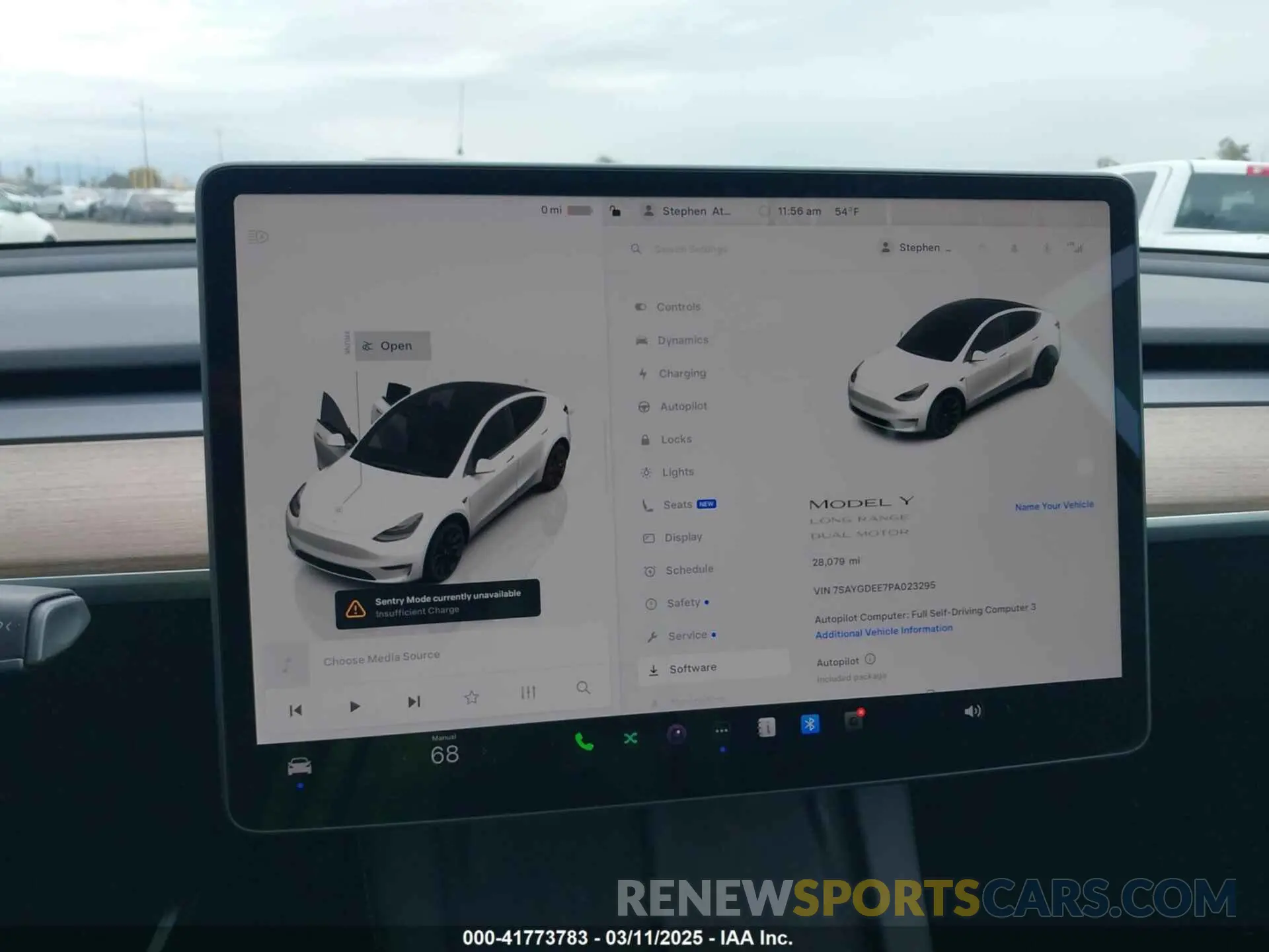 18 fotografías del automóvil dañado 7SAYGDEE7PA023295 TESLA MODEL Y 2023
