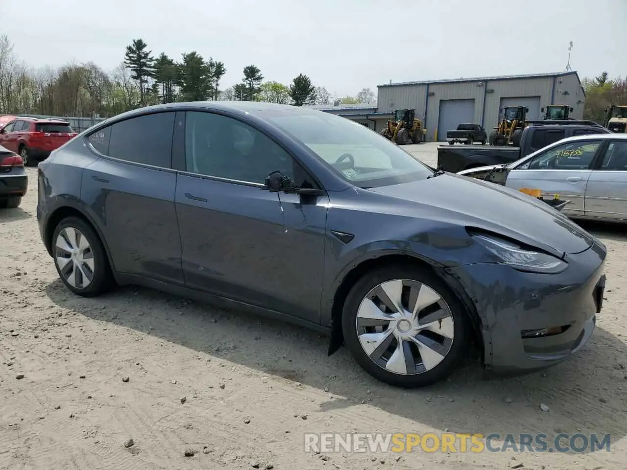 4 fotografías del automóvil dañado 7SAYGDEE7PA031199 TESLA MODEL Y 2023
