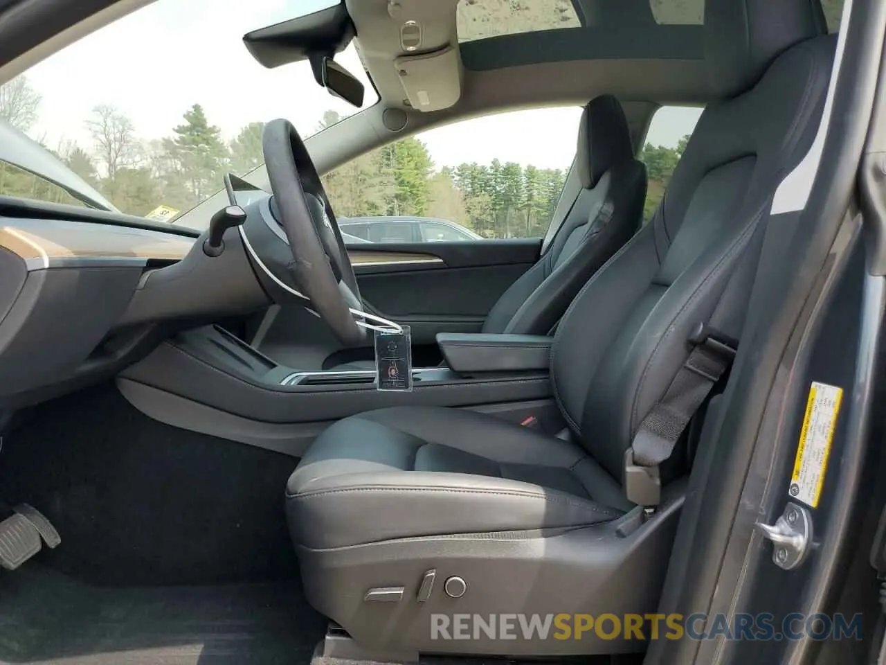 7 fotografías del automóvil dañado 7SAYGDEE7PA031199 TESLA MODEL Y 2023