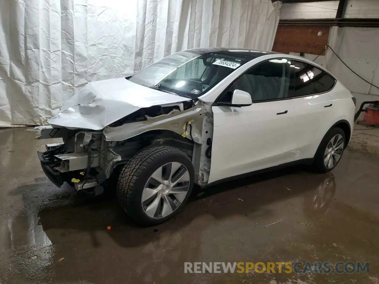 1 fotografías del automóvil dañado 7SAYGDEE7PA042302 TESLA MODEL Y 2023