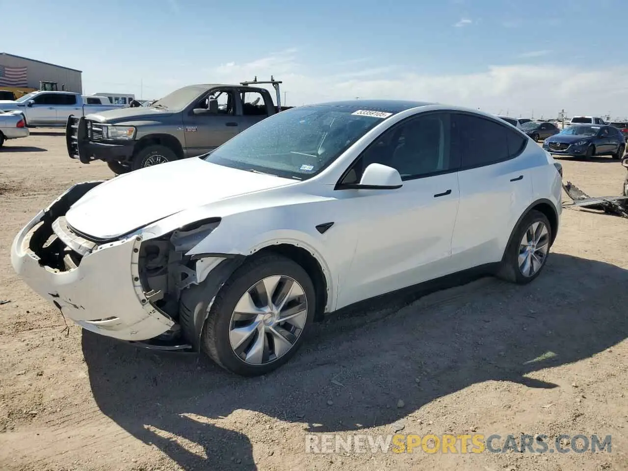 1 fotografías del automóvil dañado 7SAYGDEE7PA076336 TESLA MODEL Y 2023