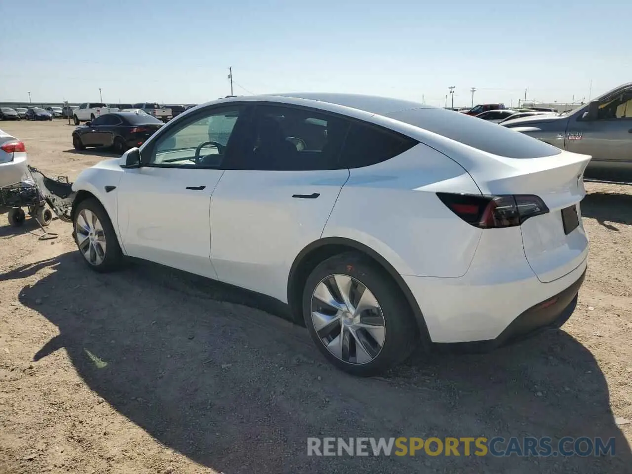2 fotografías del automóvil dañado 7SAYGDEE7PA076336 TESLA MODEL Y 2023