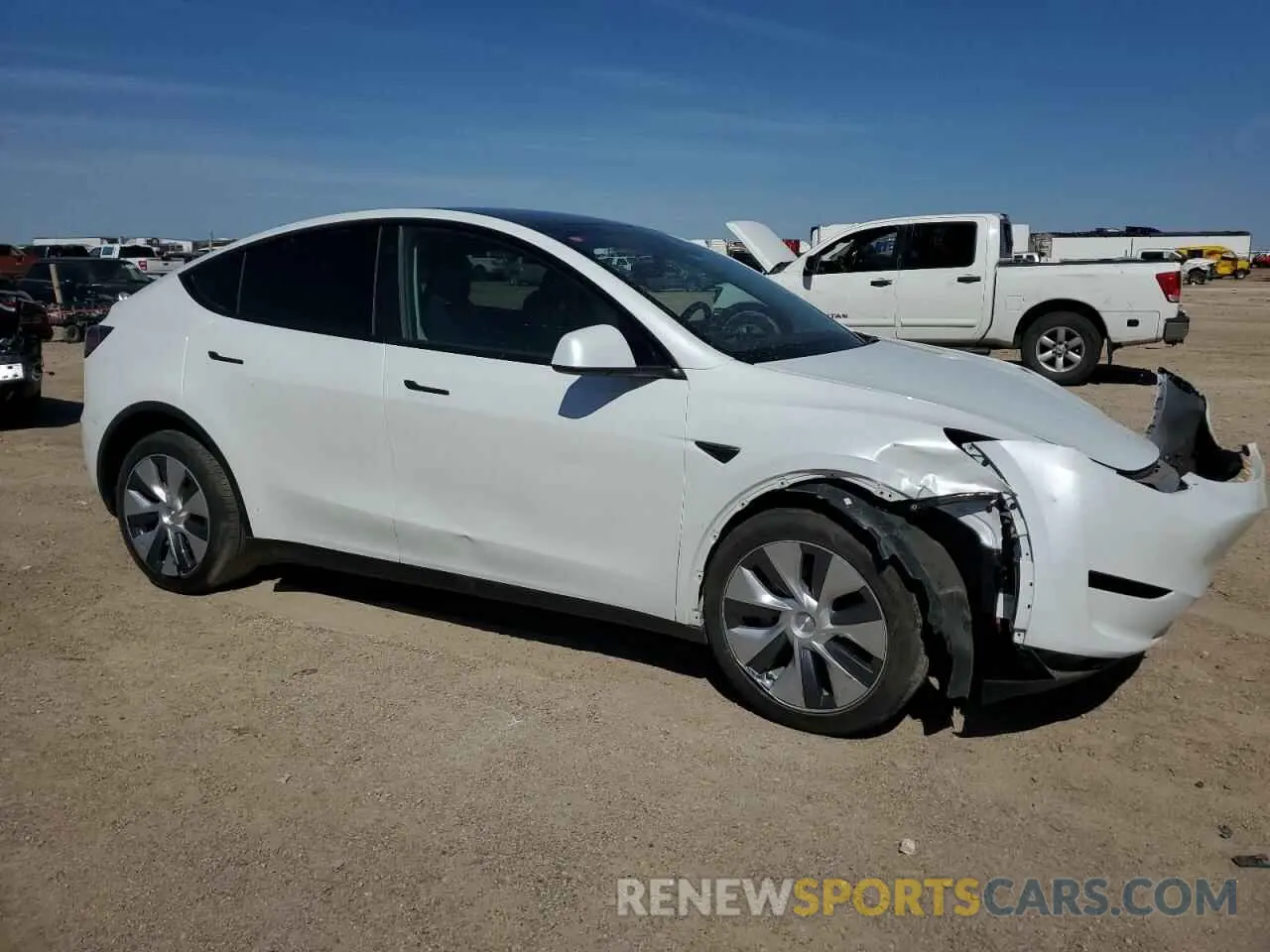 4 fotografías del automóvil dañado 7SAYGDEE7PA076336 TESLA MODEL Y 2023