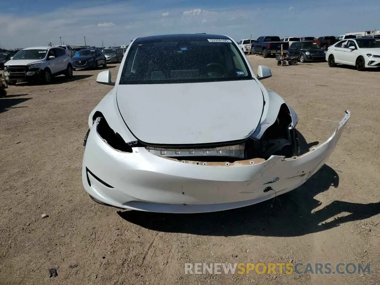 5 fotografías del automóvil dañado 7SAYGDEE7PA076336 TESLA MODEL Y 2023