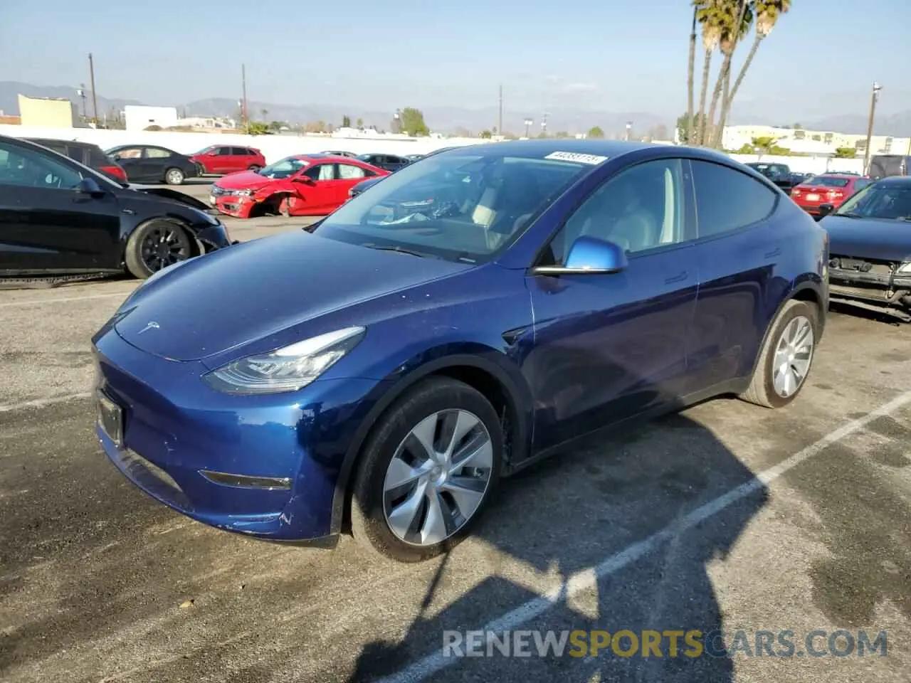 1 fotografías del automóvil dañado 7SAYGDEE7PA095307 TESLA MODEL Y 2023