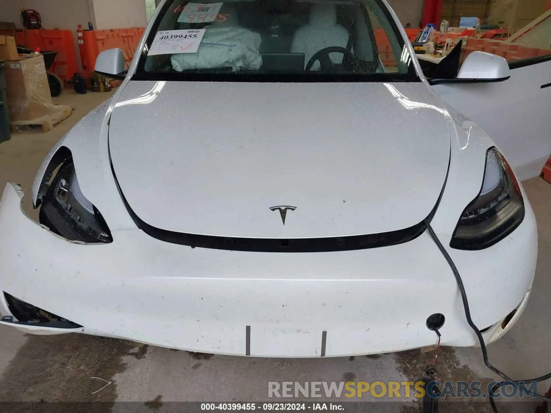 10 fotografías del automóvil dañado 7SAYGDEE7PA100523 TESLA MODEL Y 2023