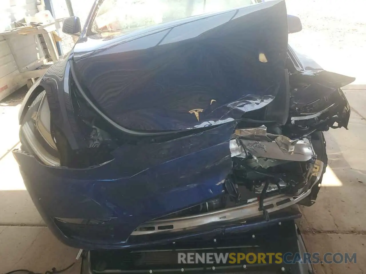11 fotografías del automóvil dañado 7SAYGDEE7PA112865 TESLA MODEL Y 2023