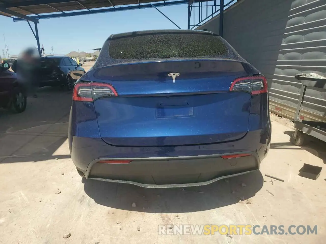 6 fotografías del automóvil dañado 7SAYGDEE7PA112865 TESLA MODEL Y 2023