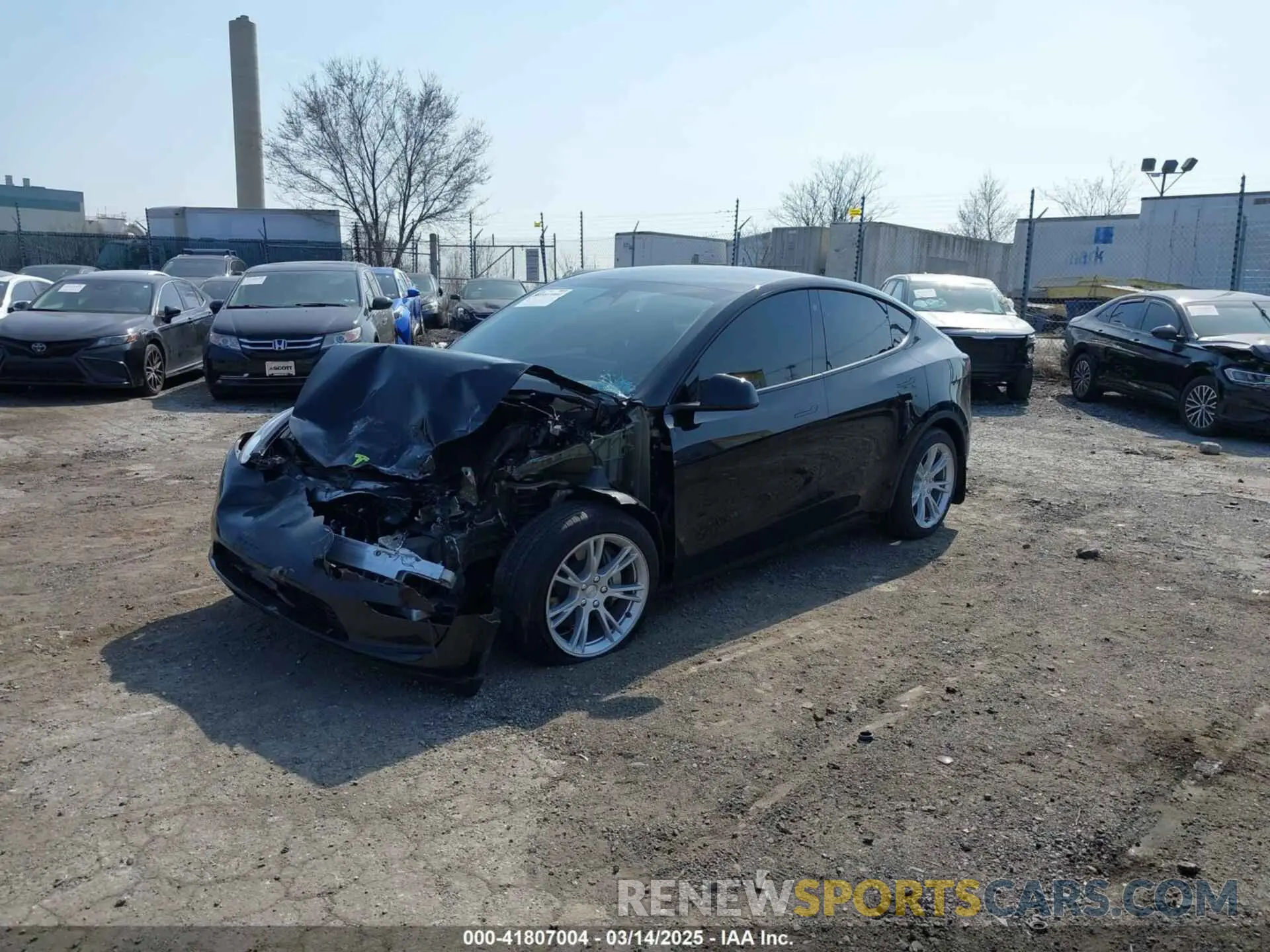 2 fotografías del automóvil dañado 7SAYGDEE7PA128094 TESLA MODEL Y 2023