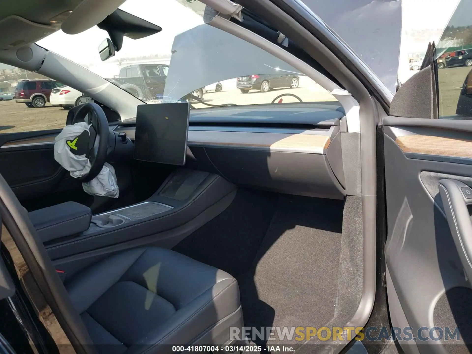 5 fotografías del automóvil dañado 7SAYGDEE7PA128094 TESLA MODEL Y 2023