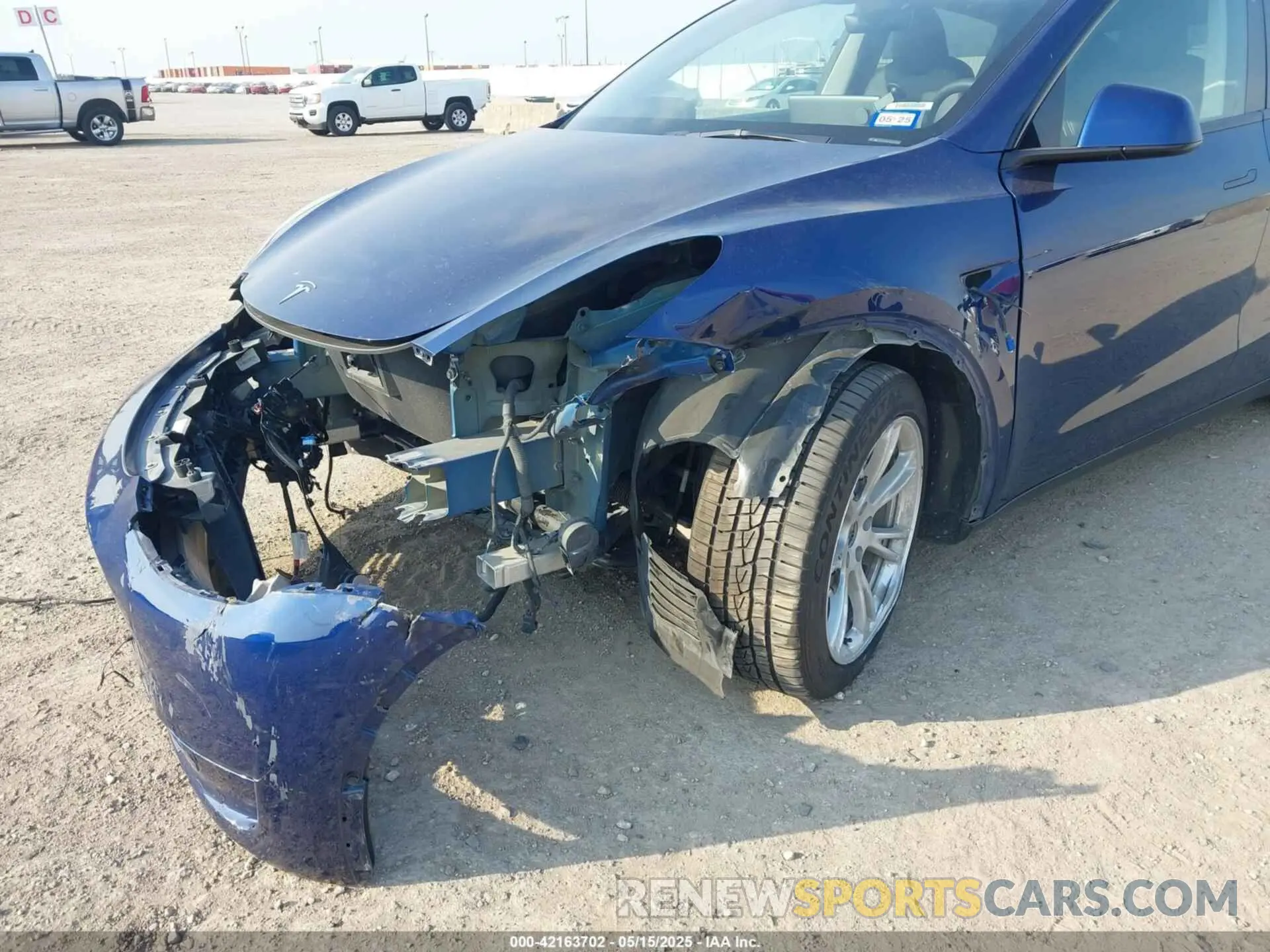 6 fotografías del automóvil dañado 7SAYGDEE7PA137488 TESLA MODEL Y 2023