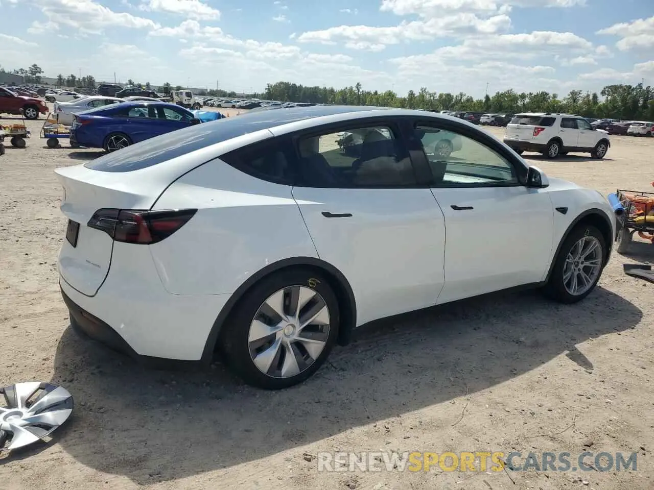 3 fotografías del automóvil dañado 7SAYGDEE7PA148264 TESLA MODEL Y 2023