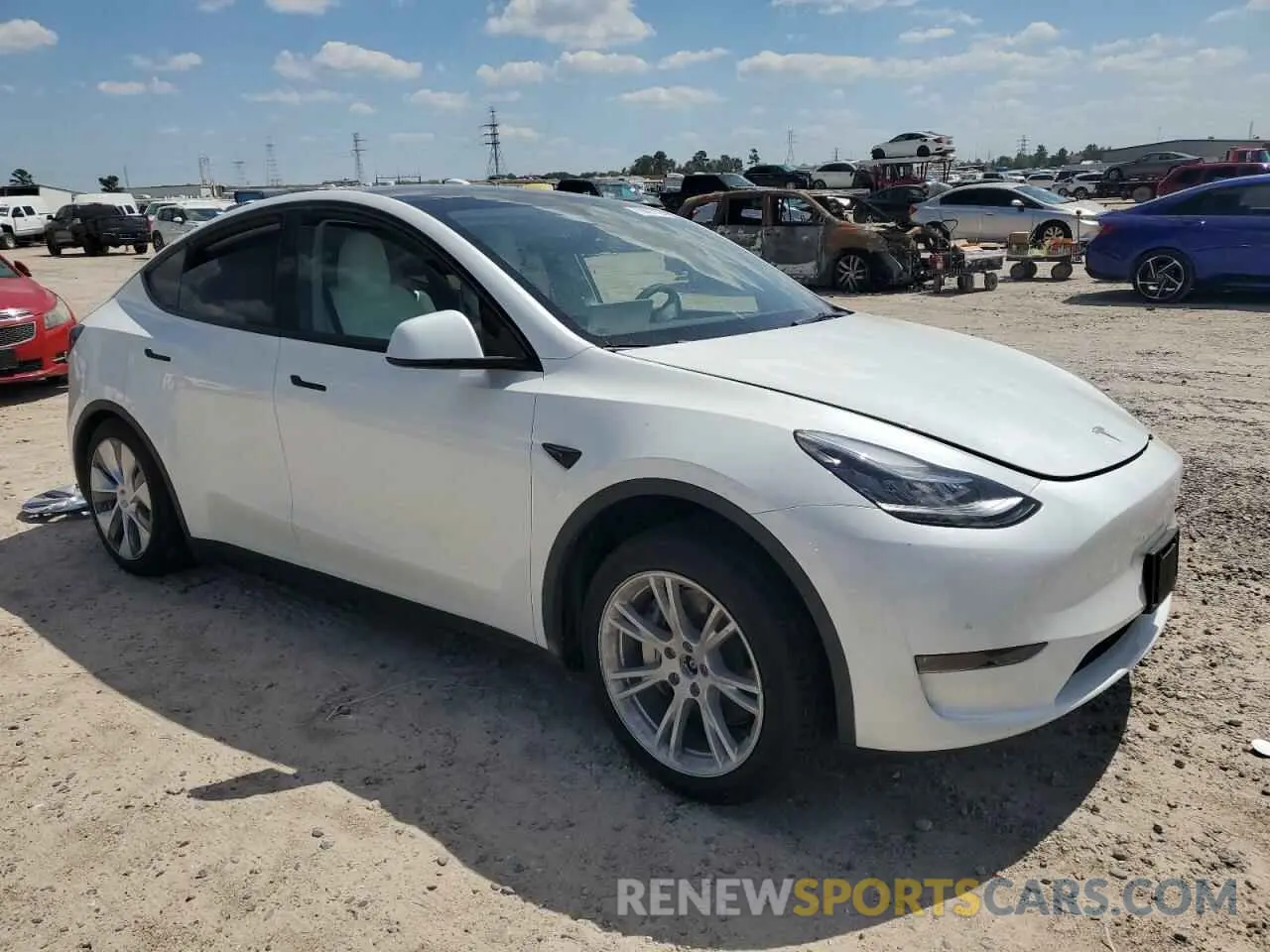 4 fotografías del automóvil dañado 7SAYGDEE7PA148264 TESLA MODEL Y 2023