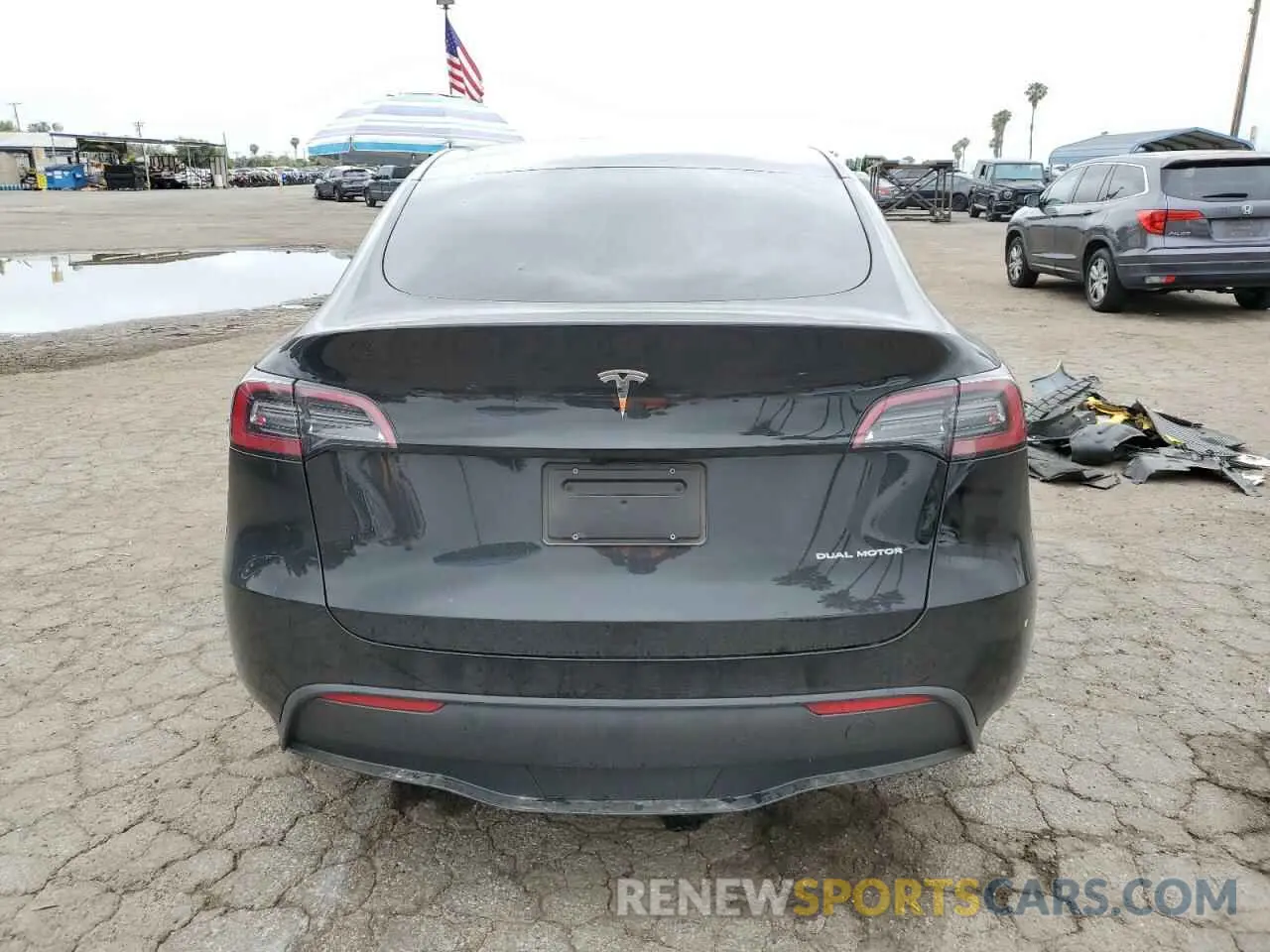 6 fotografías del automóvil dañado 7SAYGDEE7PA155411 TESLA MODEL Y 2023