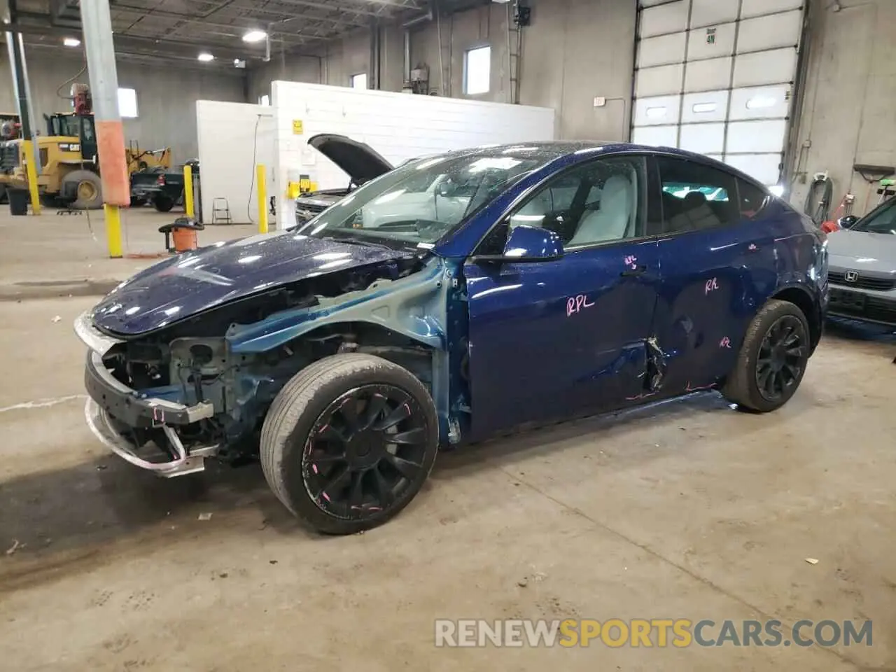 1 fotografías del automóvil dañado 7SAYGDEE7PA180793 TESLA MODEL Y 2023