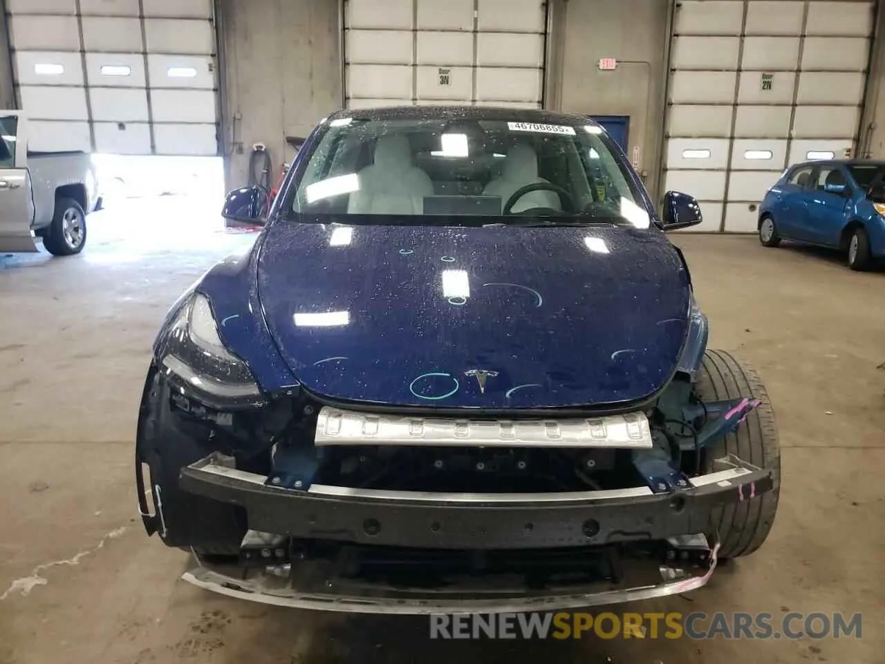 5 fotografías del automóvil dañado 7SAYGDEE7PA180793 TESLA MODEL Y 2023