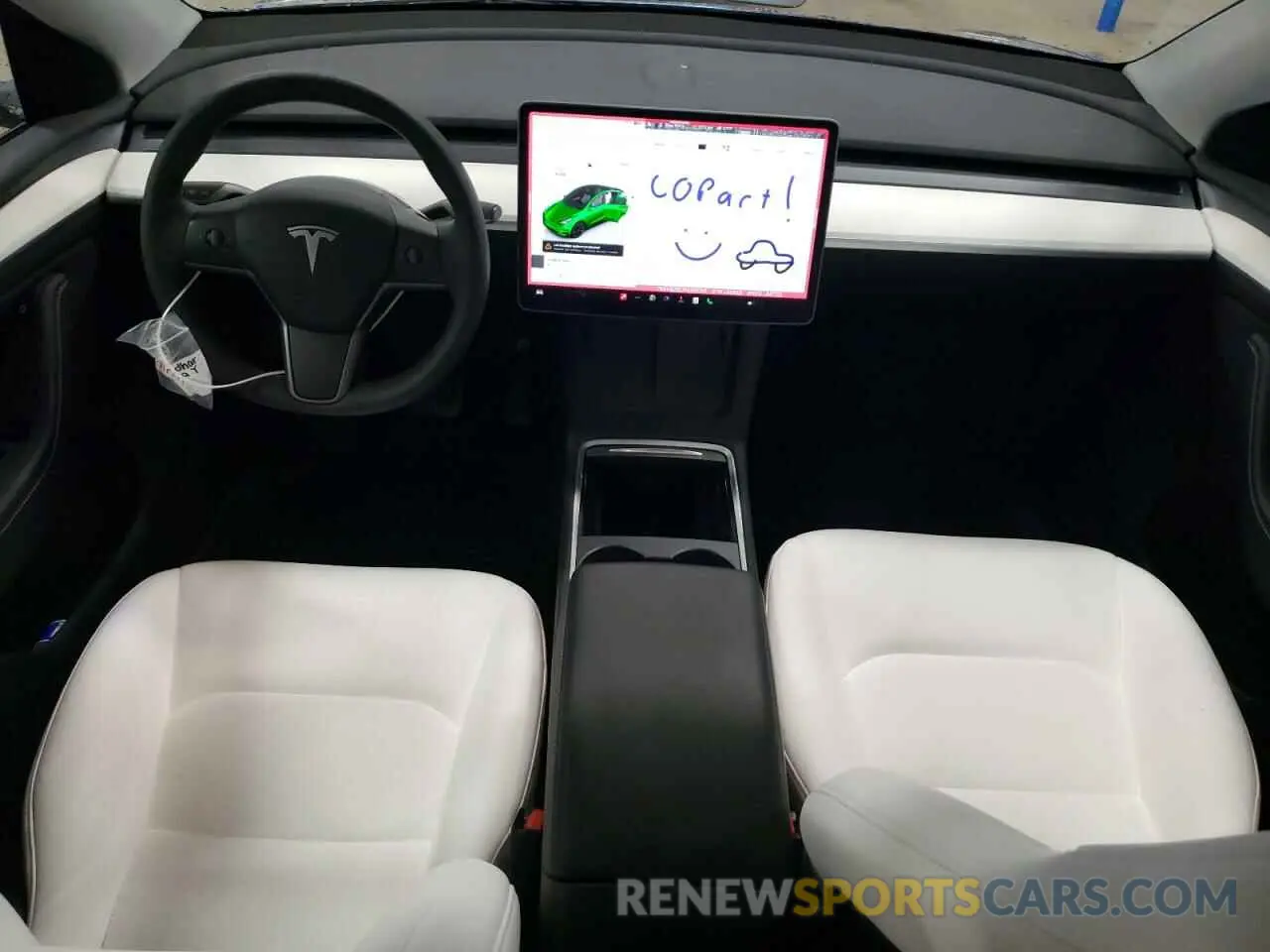 8 fotografías del automóvil dañado 7SAYGDEE7PA180793 TESLA MODEL Y 2023
