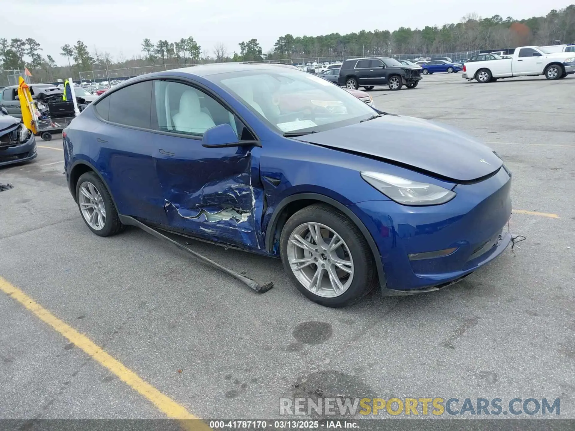 1 fotografías del automóvil dañado 7SAYGDEE7PA194998 TESLA MODEL Y 2023