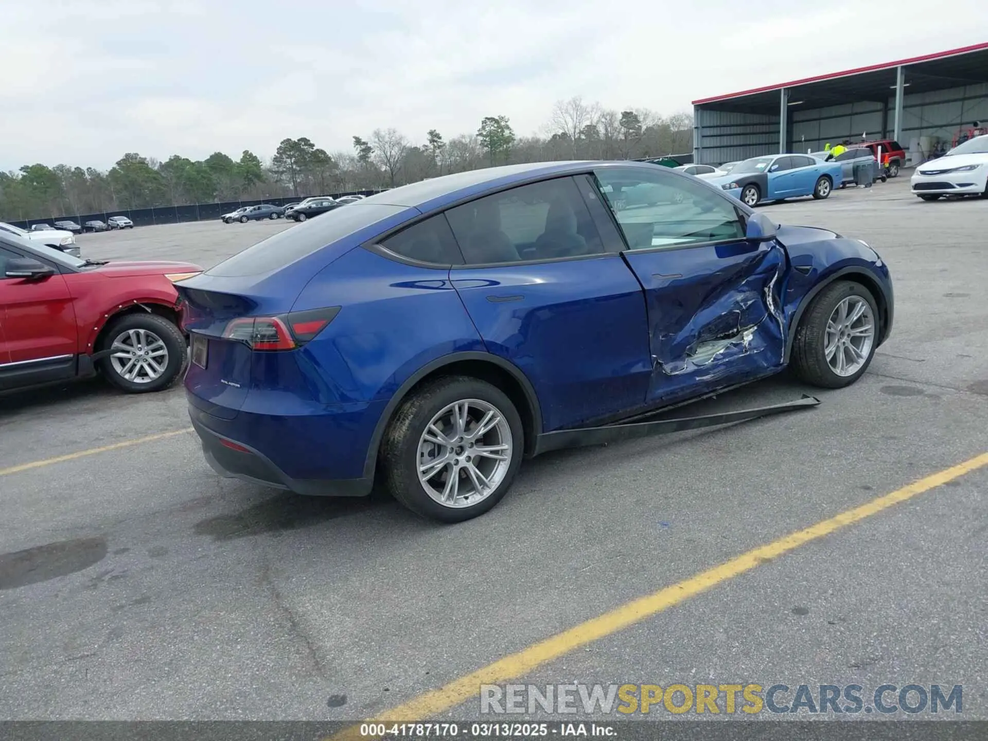 4 fotografías del automóvil dañado 7SAYGDEE7PA194998 TESLA MODEL Y 2023