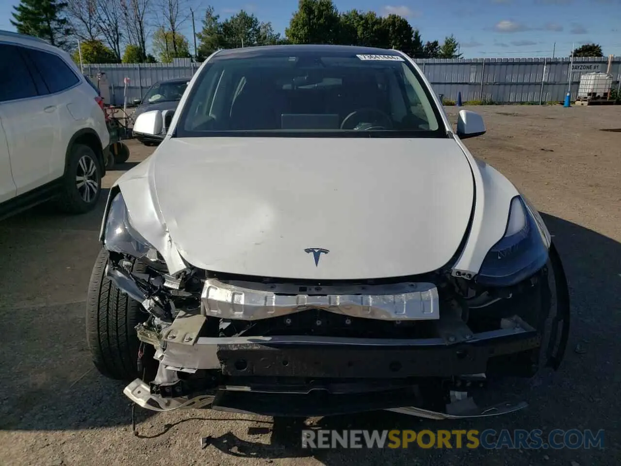 5 fotografías del automóvil dañado 7SAYGDEE7PF597317 TESLA MODEL Y 2023