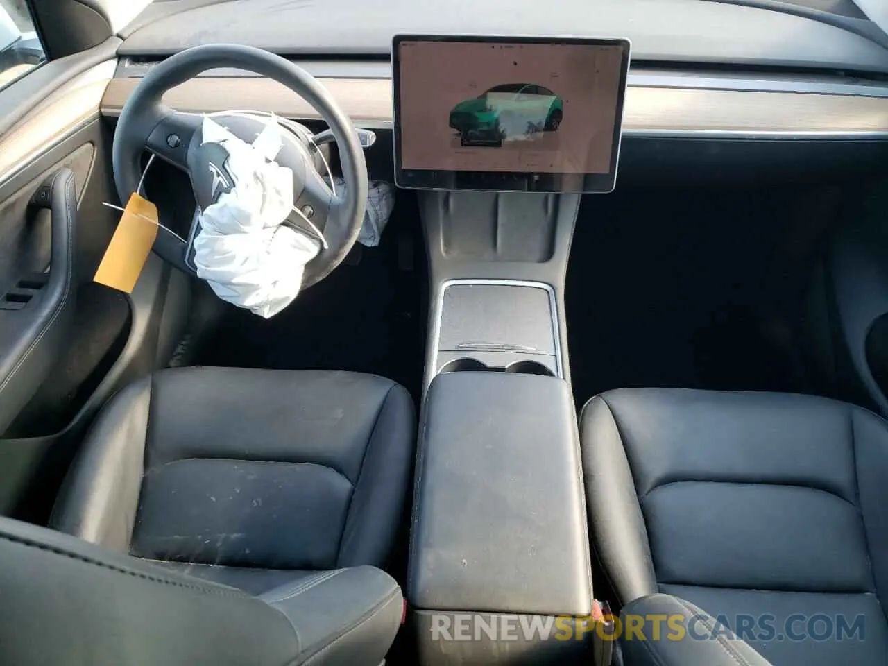 8 fotografías del automóvil dañado 7SAYGDEE7PF597317 TESLA MODEL Y 2023