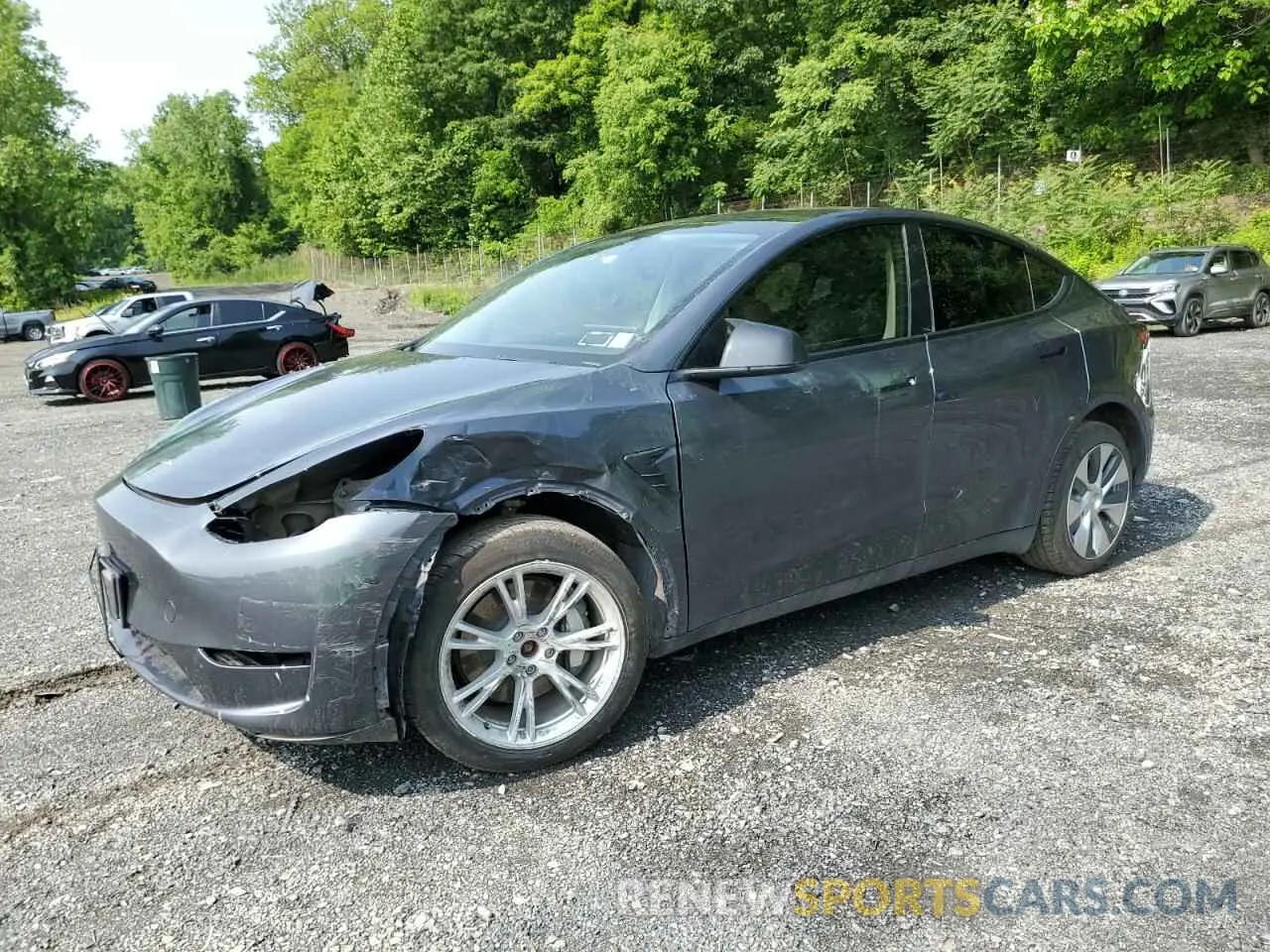 1 fotografías del automóvil dañado 7SAYGDEE7PF598225 TESLA MODEL Y 2023