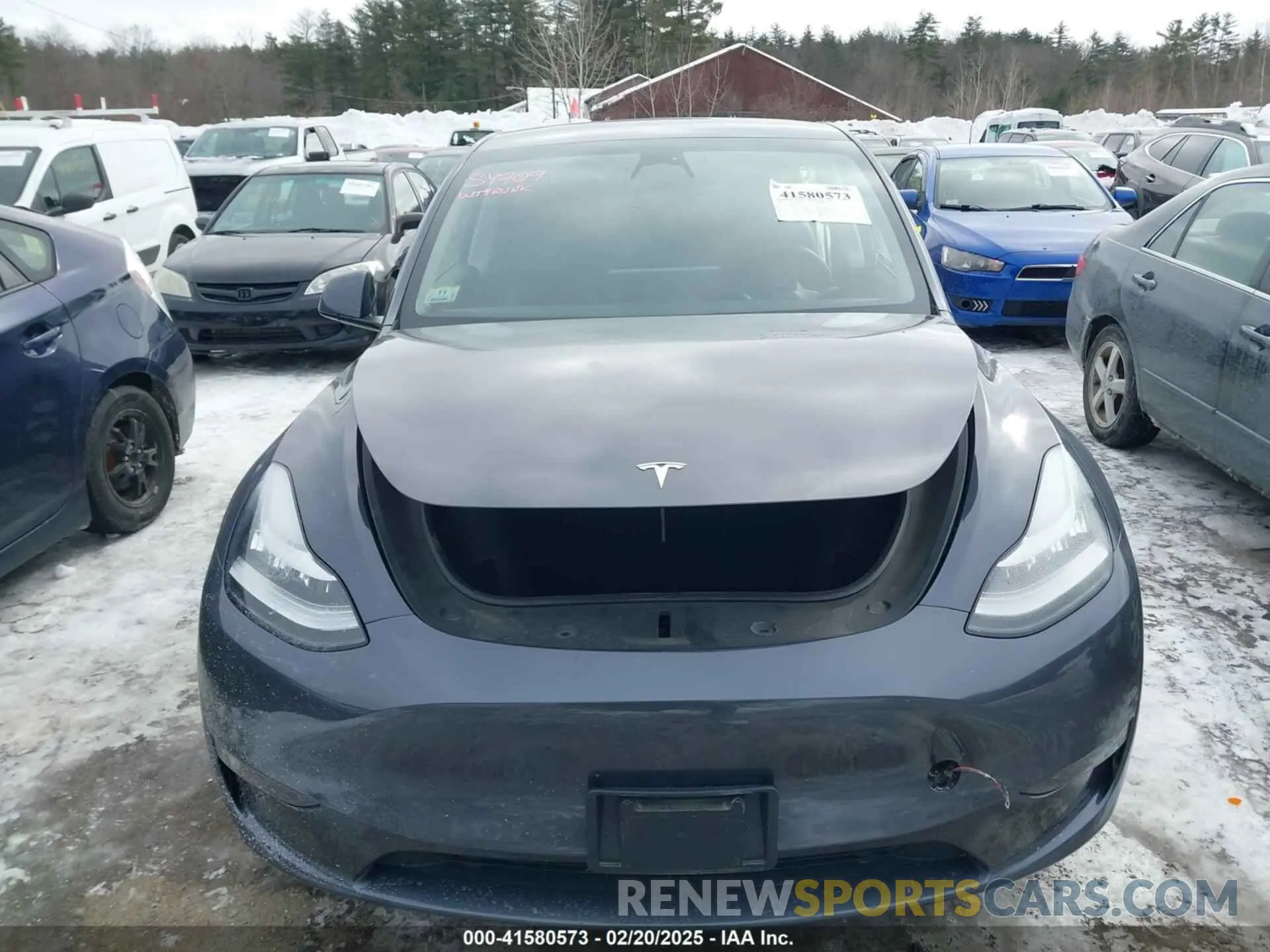 11 fotografías del automóvil dañado 7SAYGDEE7PF602709 TESLA MODEL Y 2023