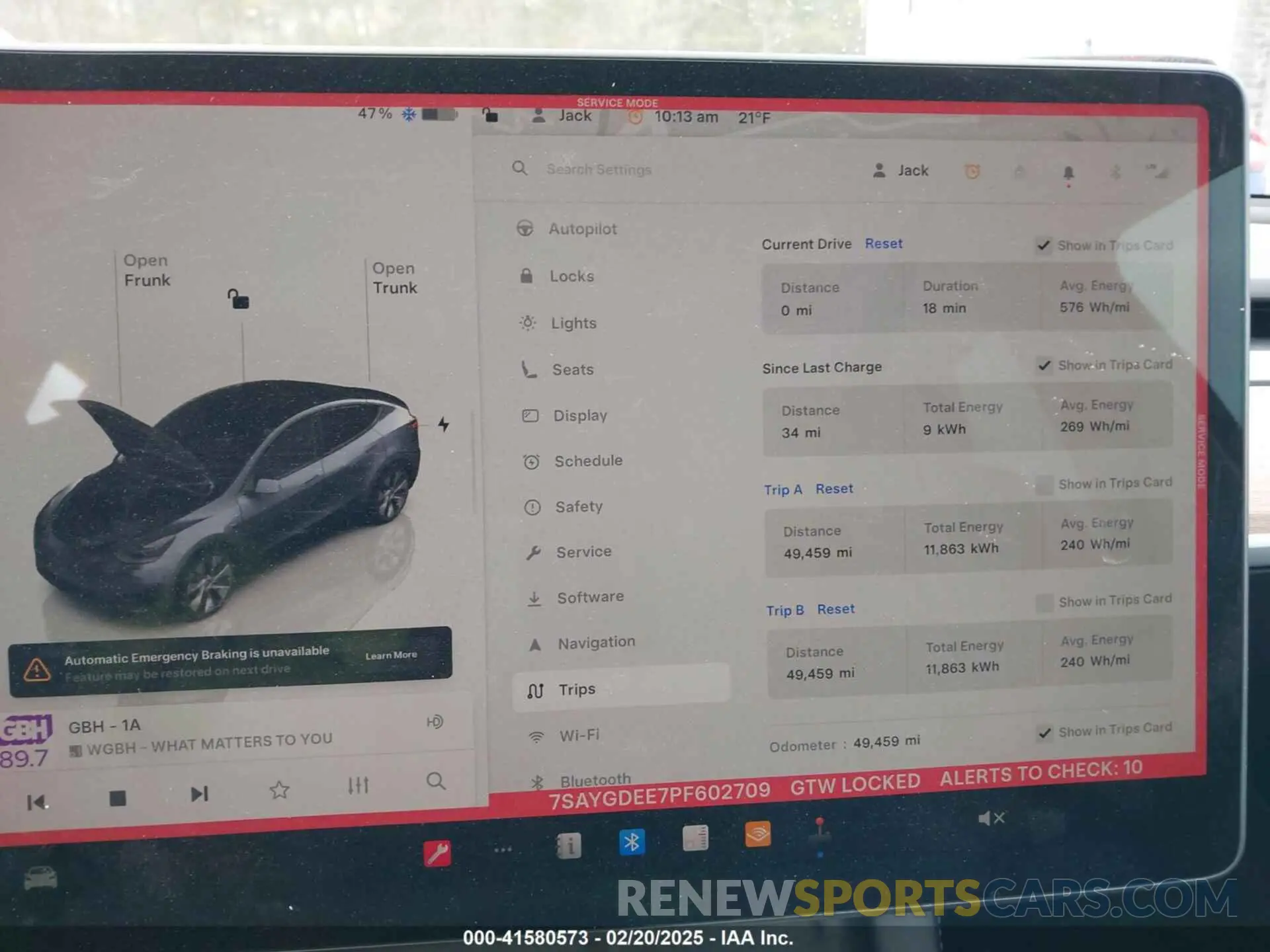 17 fotografías del automóvil dañado 7SAYGDEE7PF602709 TESLA MODEL Y 2023