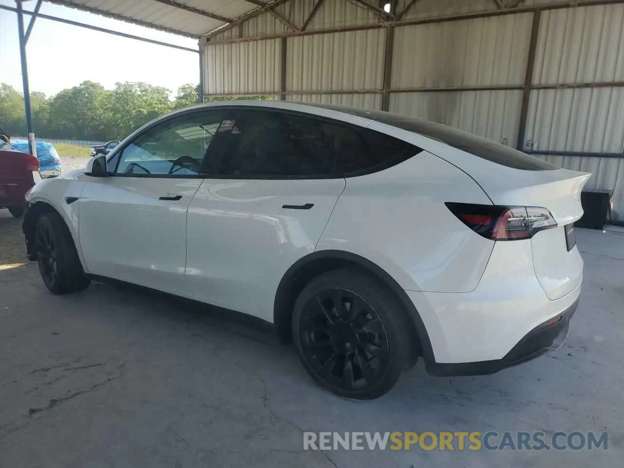 2 fotografías del automóvil dañado 7SAYGDEE7PF614925 TESLA MODEL Y 2023